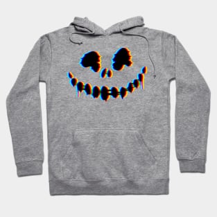 Creepy Glitch Skull Hoodie